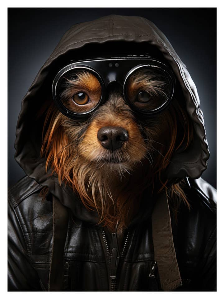 Affiche - Animal Elegance 04 (12x16 in) - Hartman Ai pour la vente par Hartman A.I.