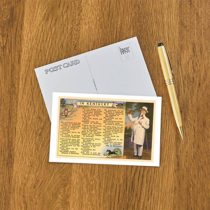 Found Image Press - Venta al por mayor Tarjeta postal - Postal KY-98 En Kentucky, Poema