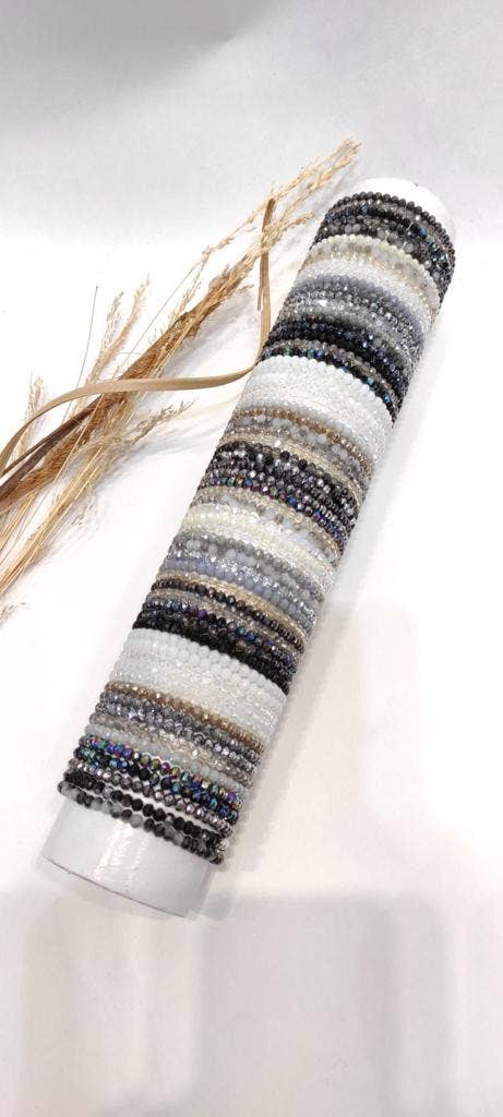 LOLO & YAYA - Wholesale Retailer Display - Jewelry - Set of 65pcs mixed color crystal bracelets3