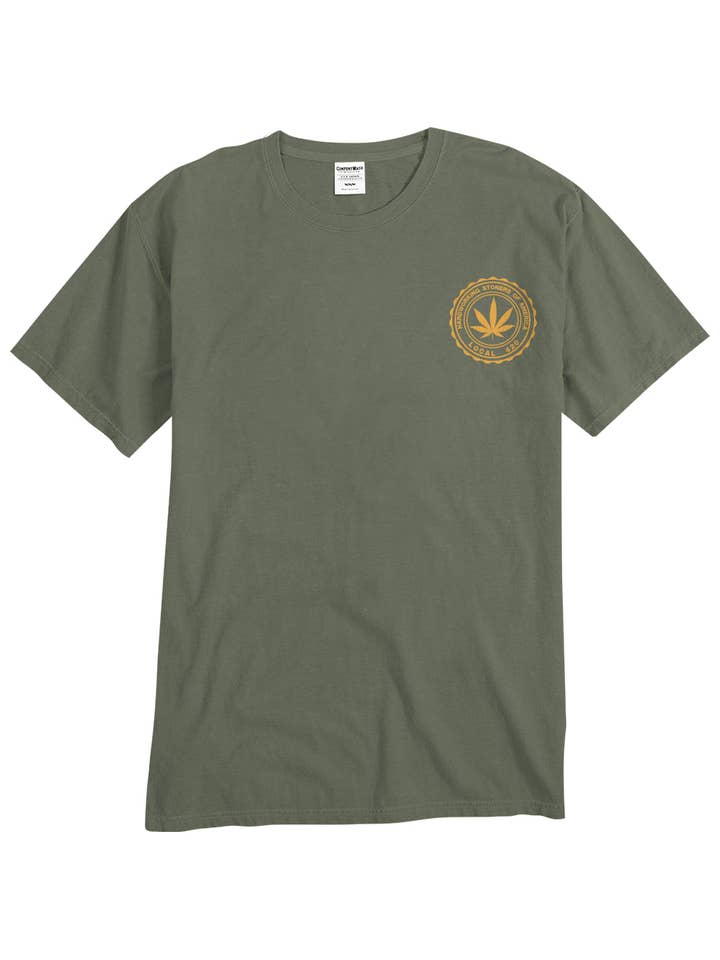 Slogan des Fumeurs de Joint Travailleurs d'Amérique Local 420 - t-shirt unisexe pour la vente par Hardworking Stoner