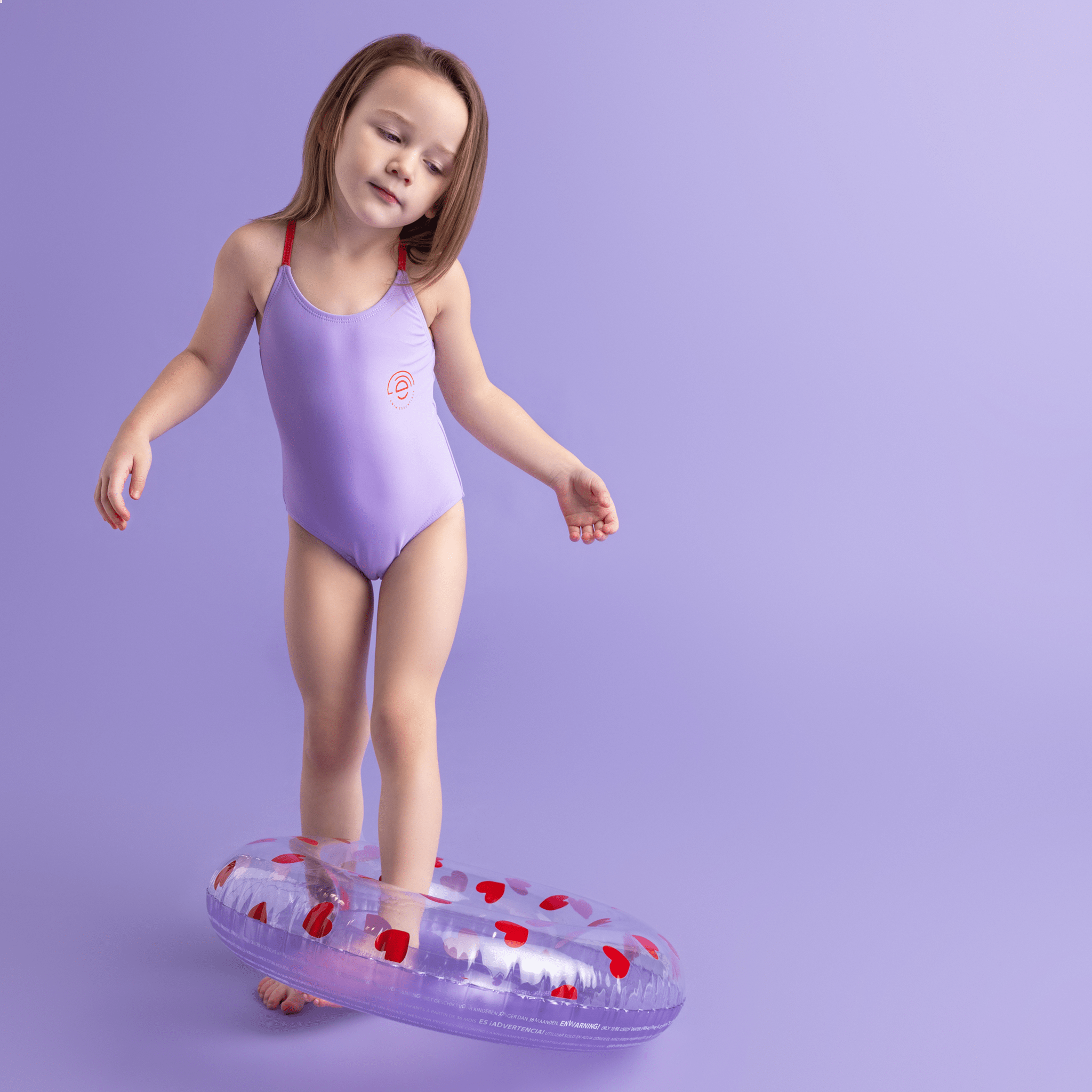 Swim Essentials | Sweet Hearts  Lila Zwemband Ø 55 cm for wholesale on Faire2