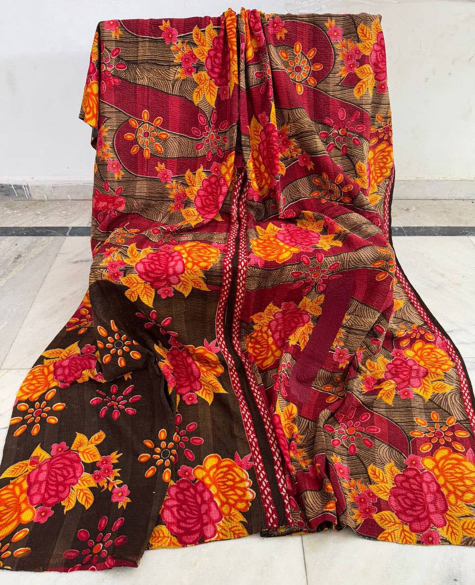 bhavnas boutique - Wholesale Quilt - Stitch & Soul Cotton Kantha Blanket Cotton Handmade Quilt