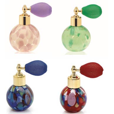 Alice Sturzinger LLC - Venta al por mayor Botellas atomizadoras - Botella de Perfume Mini Murano - Colores Surtidos