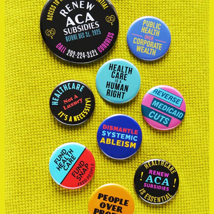 Word For Word Factory - Vendita all'ingrosso Spilla da bavero - SMANTELLA L'ABILISMO SISTEMICO Spille da 1,25" sulla Disabilità3