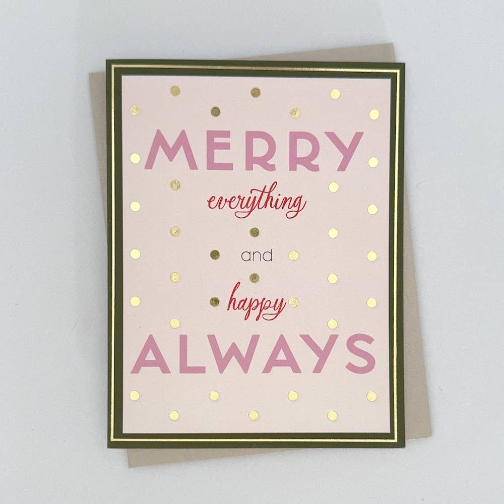 Blue Leaf Design Co. – Großhandel Saisongrußkarte – Fröhliche Feiertage Grußkartenset1