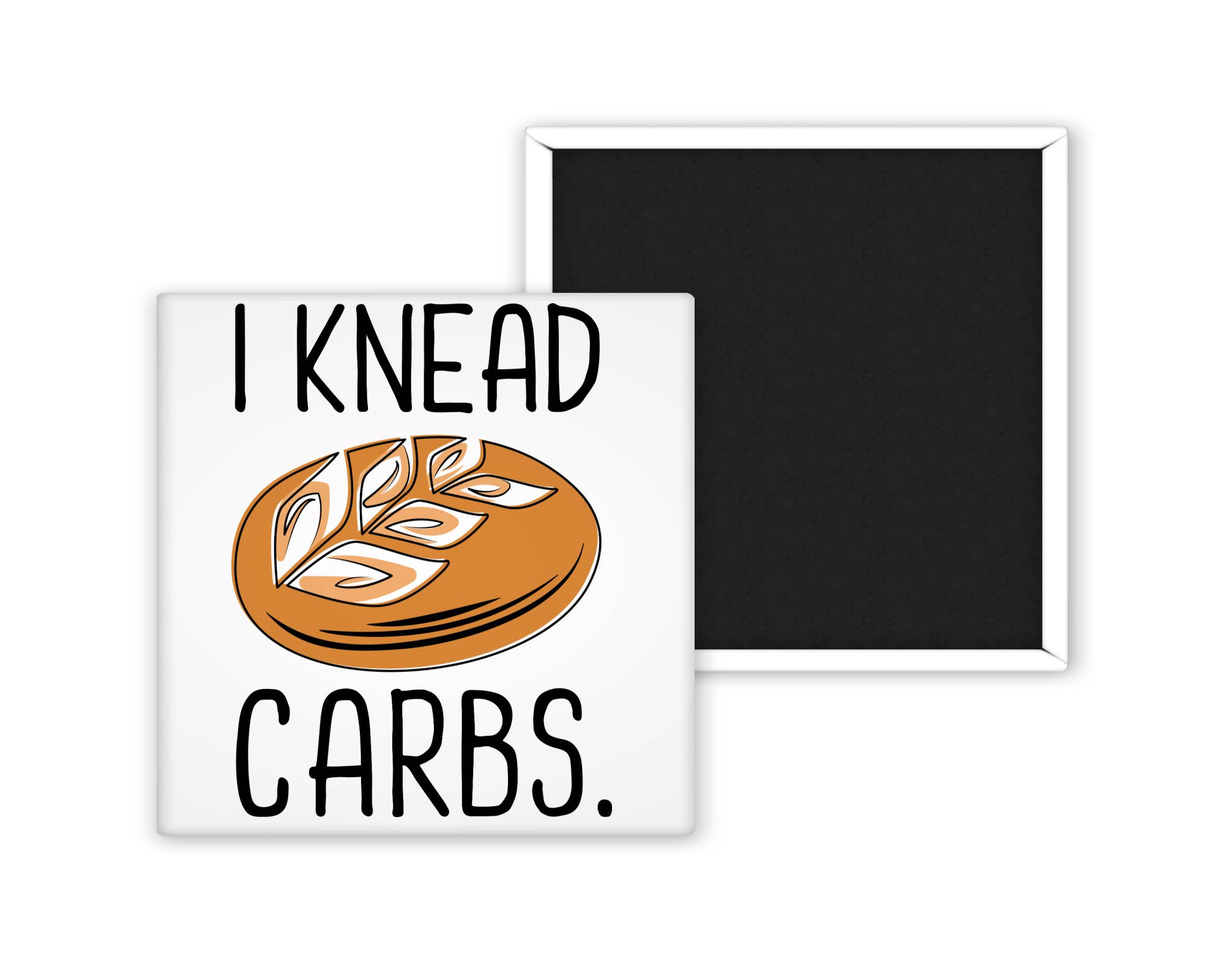 Love You a Latte Shop – Engroshandel Magnet – Jeg ælter kulhydrater 2 STØRRELSER0