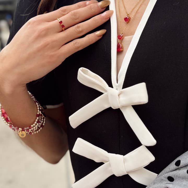 Jessica Santander - Wholesale Pendant/Charm Necklace - Sweetheart Pink Heart Necklace2