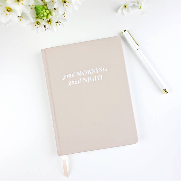 LH Agenda - Wholesale Journal/diary - Good Morning Good Night - Mocha - Daily Practice Journal1