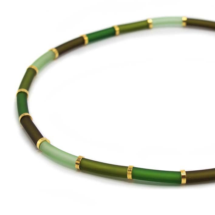 Bits & Pieces, Färgglad halsband Zero Waste grön (Kopia) för wholesale av FATES, style with a story