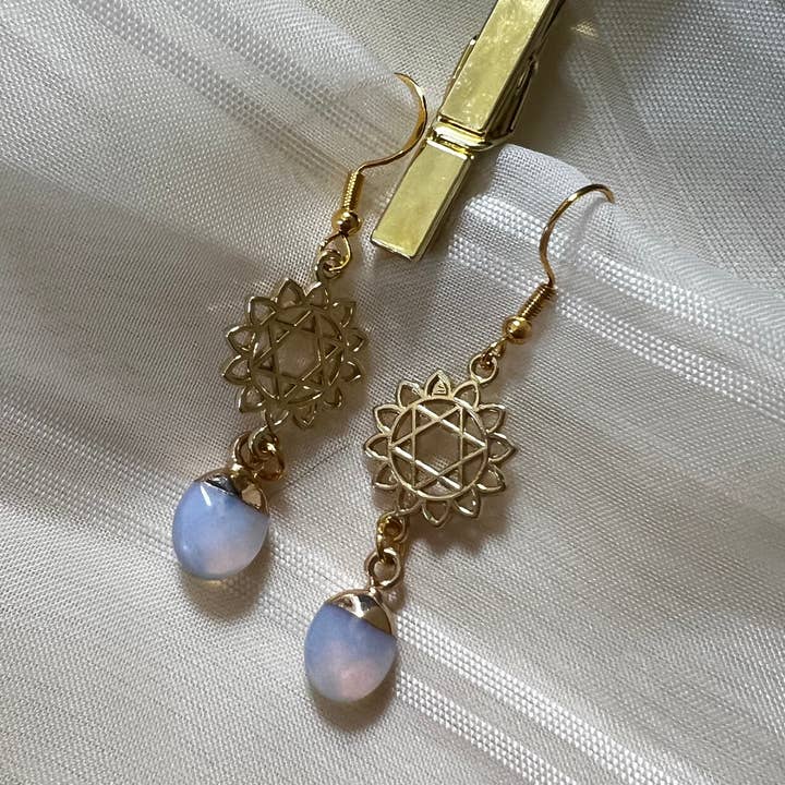 Mystic Opalite Dangles for wholesale by The Good Gemini