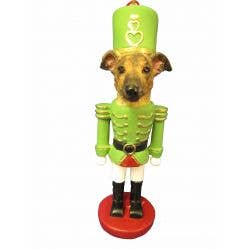 Adorno de Cascanueces en Resina con Galgo Atigrado para venta al por mayor de E&S Pets