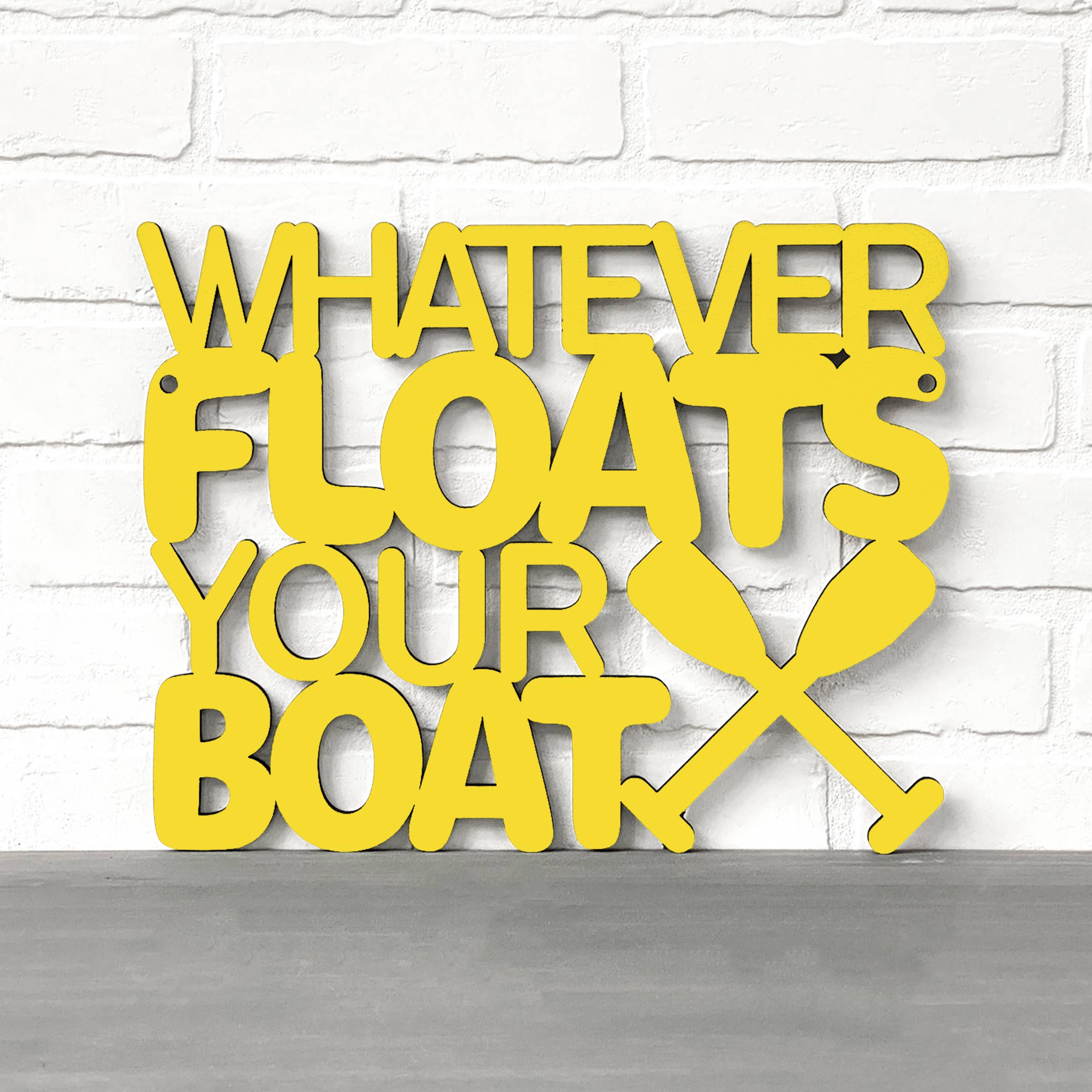 Spunky Fluff - Wholesale Sign - Whatever Floats Your Boat Cute Wood Lake House Decor11