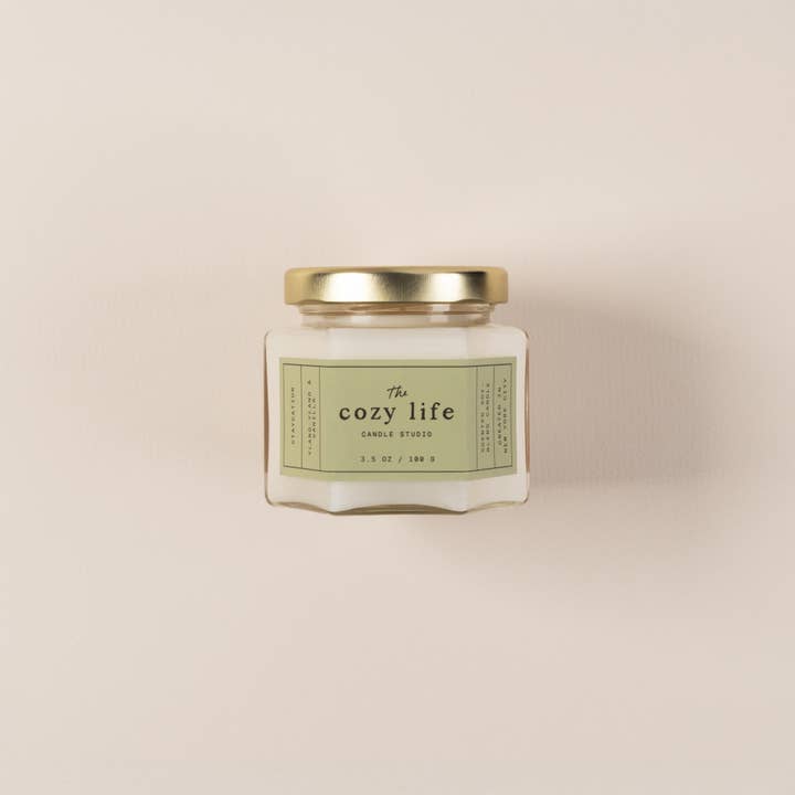 The Cozy Life Candle Studio - Wholesale Jar/Filled Candle - Staycation Candle 1