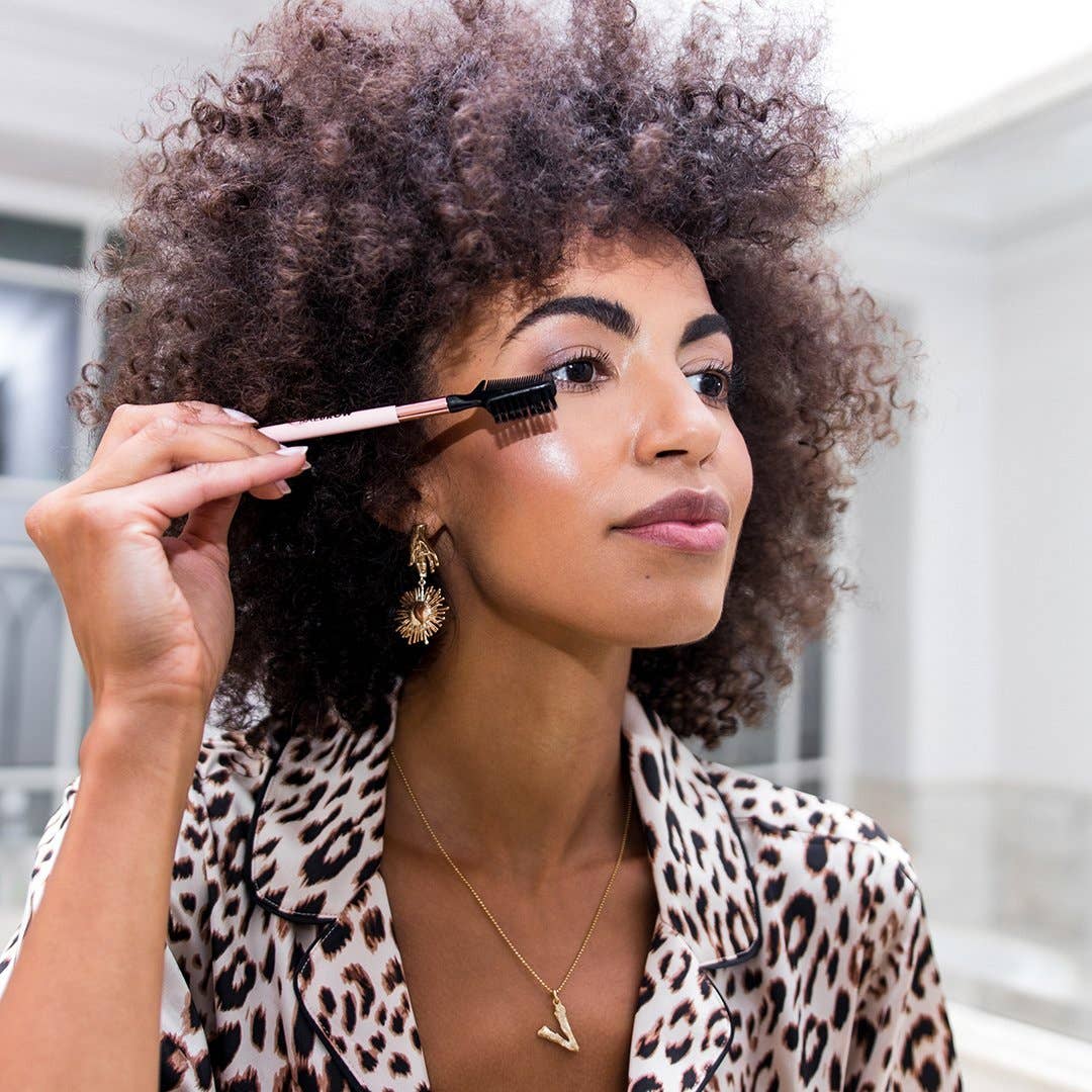 Nude Rose Gold BRUSH TRIO - ESSENTIAL BROW AND LASH STYLING KIT for wholesale on Faire4