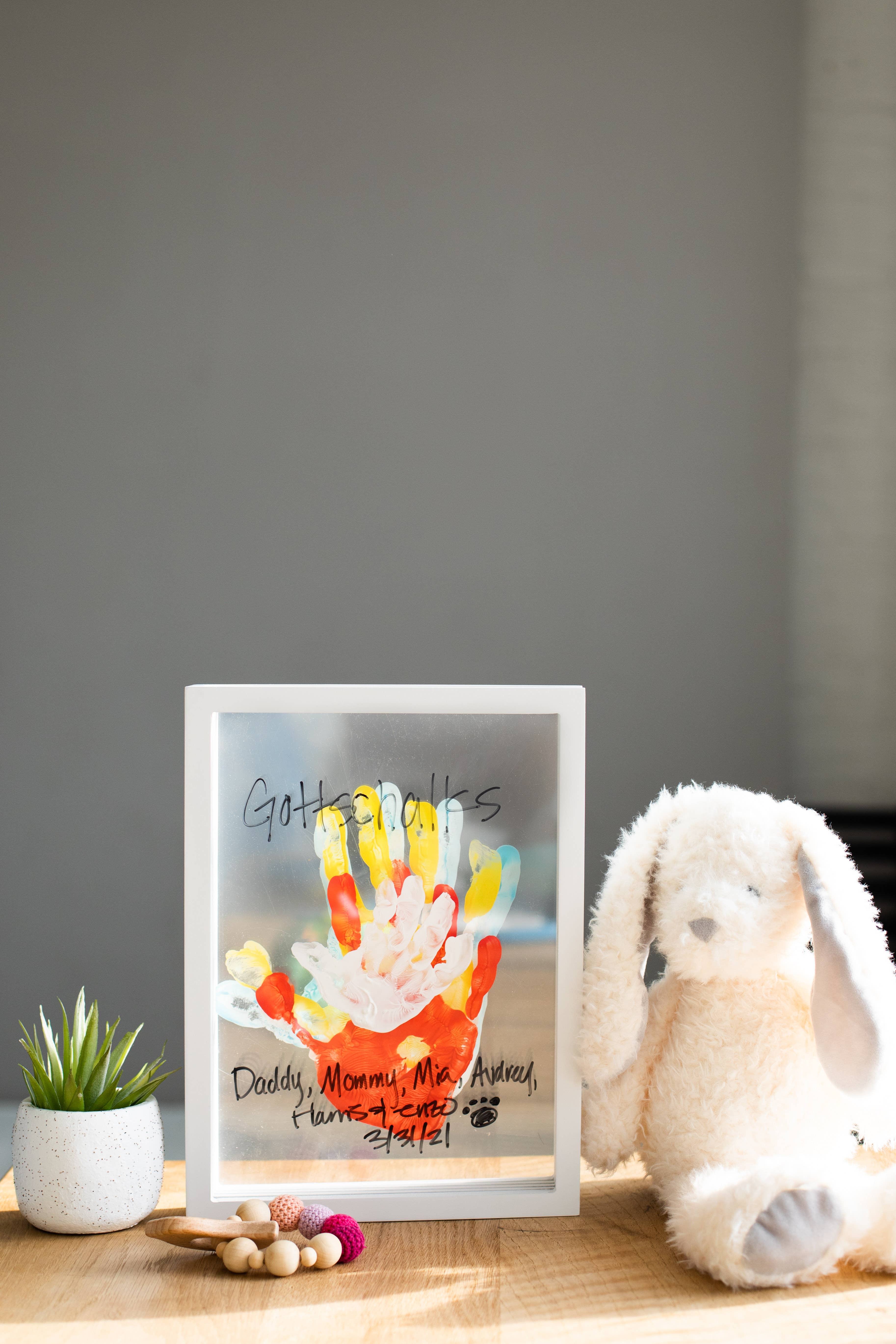 Pearhead - Wholesale Hand & Footprint Kit - Kids & Baby - Clear Family Print Frame and Paint Kit8