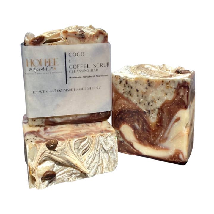 CoCo + Coffee Scrub Reinigungsriegel für den Großhandel von Honee mecca Co.