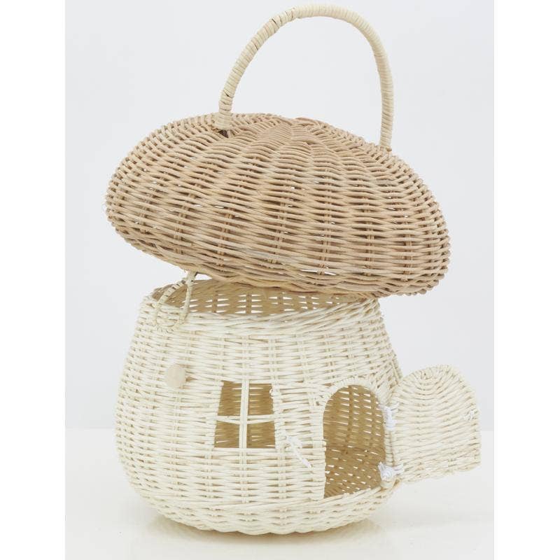 Aubry Gaspard - Vendita all'ingrosso Cestino - Bambini e neonati - Cesto per bambini in rattan a forma di fungo1