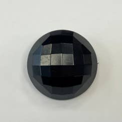 GLOSSY BLACK NYLON BUTTON - MODEL 2 for wholesale by NEMARK