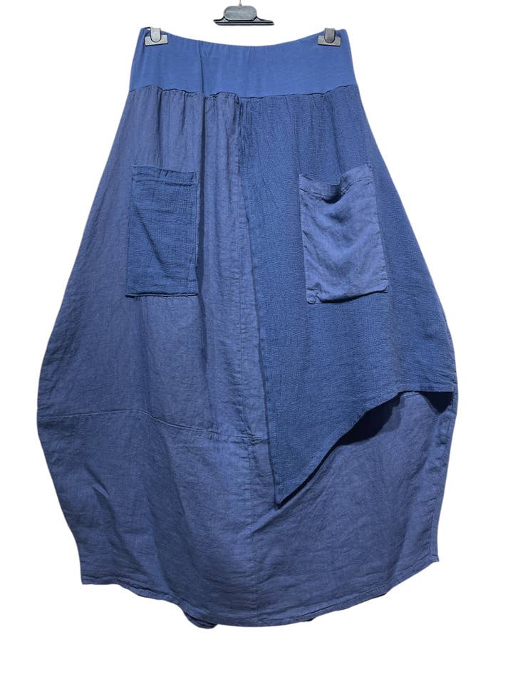 LINEN & COTTON HOUSE - Wholesale Pants - Women's - 5402 LINEN JUMPSUIT WITH POCKETS