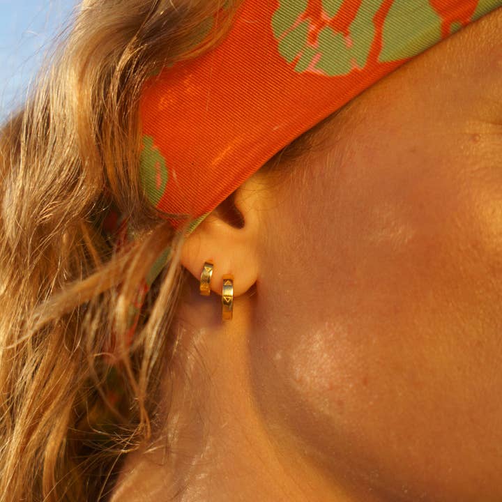 Four Elements Huggies Gold for wholesale by Rachel Entwistle Jewellery