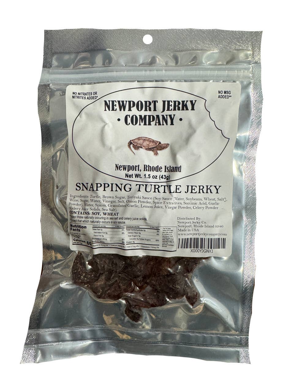 Newport Jerky Company - Vendita all'ingrosso Carni essiccate - Snapping Turtle Jerky0