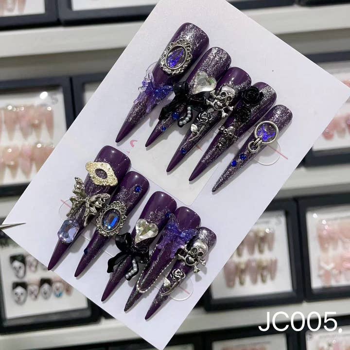 foamboxnail - Wholesale Press-On/Fake Nails - hand made Press on Nails JC005