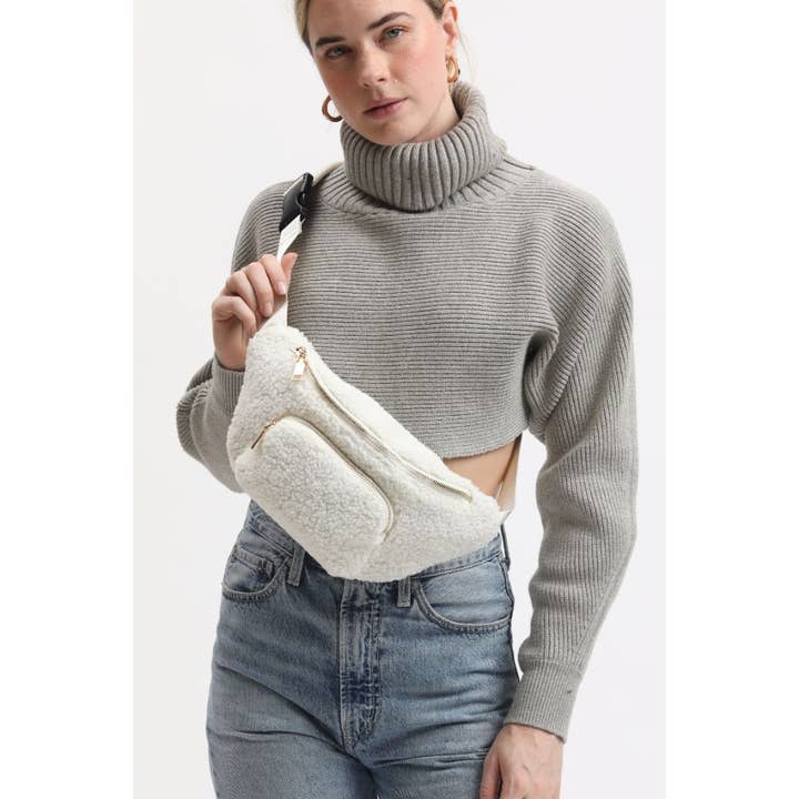 Moda Luxe - Wholesale Belt Bag - Women's - Orson Sherpa Shearling Belt Bag20
