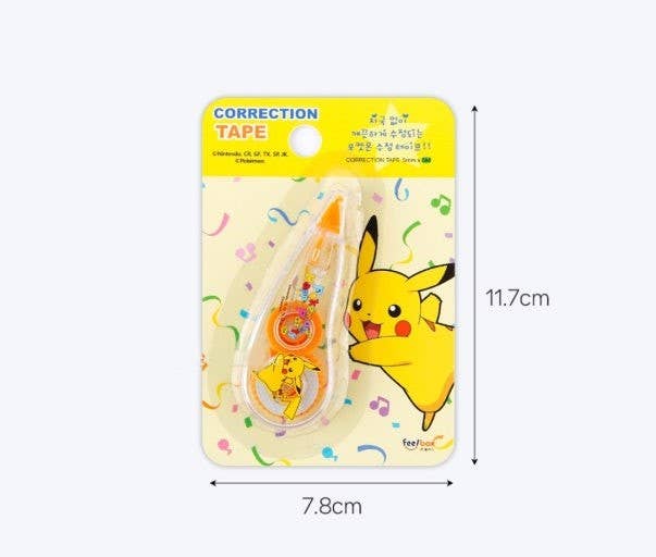 K-Wonderland - Wholesale Tape - Pokémon Happy Party Correction Tape9