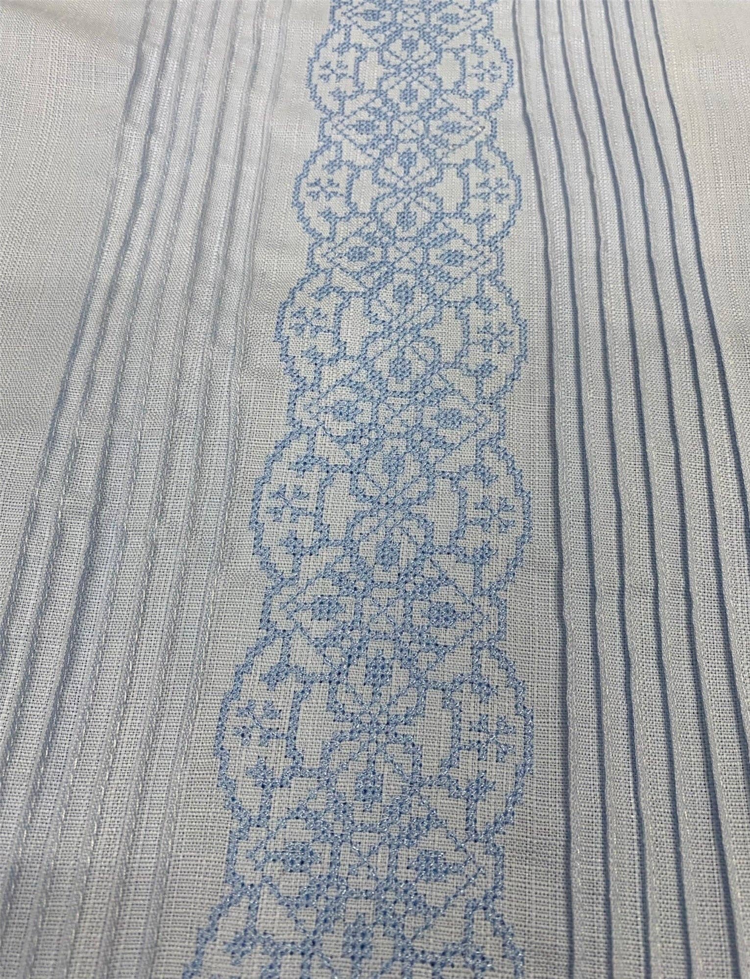 Cielito Lindo - Wholesale Button Down Shirt - Men's - Men’s Linen Guayabera Izel Light Blue1