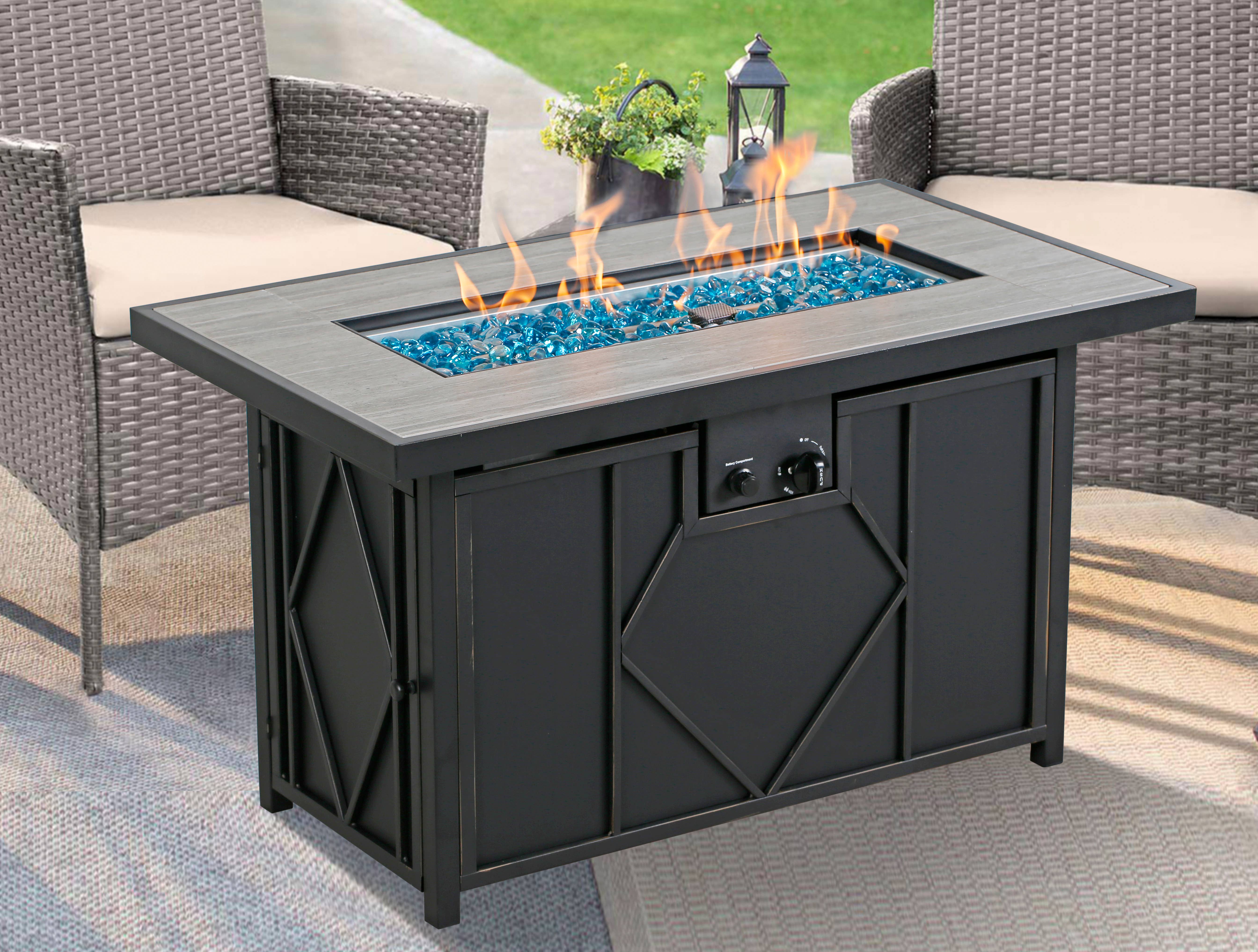 SHINERICH - Wholesale Fire Pit - Heatmaxx 60,000 BTU 42” Gas Fire Pit Table15