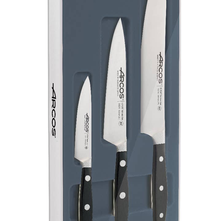 Arcos Manhattan Series 3-Piece Kitchen Knife Set for wholesale by Arcos