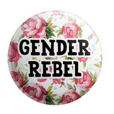 Botón/insignia de pinback rebelde de género para venta al por mayor de Prickly Cactus Collage