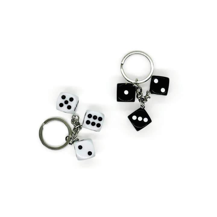 Triple Dice Keychain & Bag Charm – Lucky & Fun Accessory and other Purchase Wholesale dice bags. Free Returns & Net 60 Terms on Faire trending on Faire.