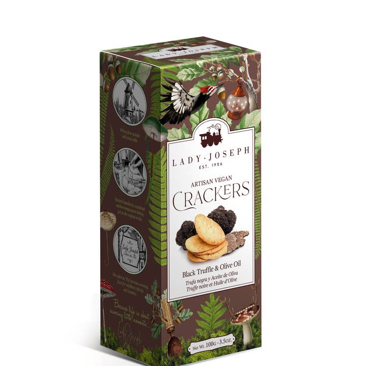 Lady Joseph - Wholesale Crackers - Crackers with Truffle & Olive Oil (snack) Cracker with truffle