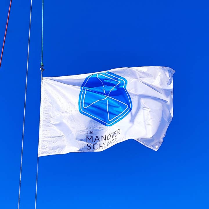 Bandiera del sorso di manovra di JJ per la vendita all'ingrosso da parte di JJs Manöverschluck