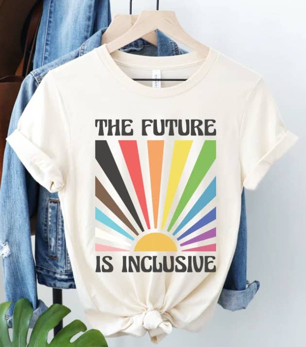 Boho Bloom Emporium - Wholesale Screen Printed T-Shirt - Women's - The Future Is Inclusive Shirt