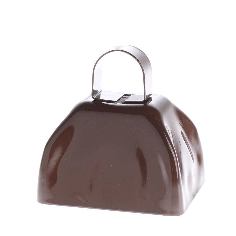 Factory Direct Craft - Wholesale Ornament - Brown Metal Cowbell with Handle1