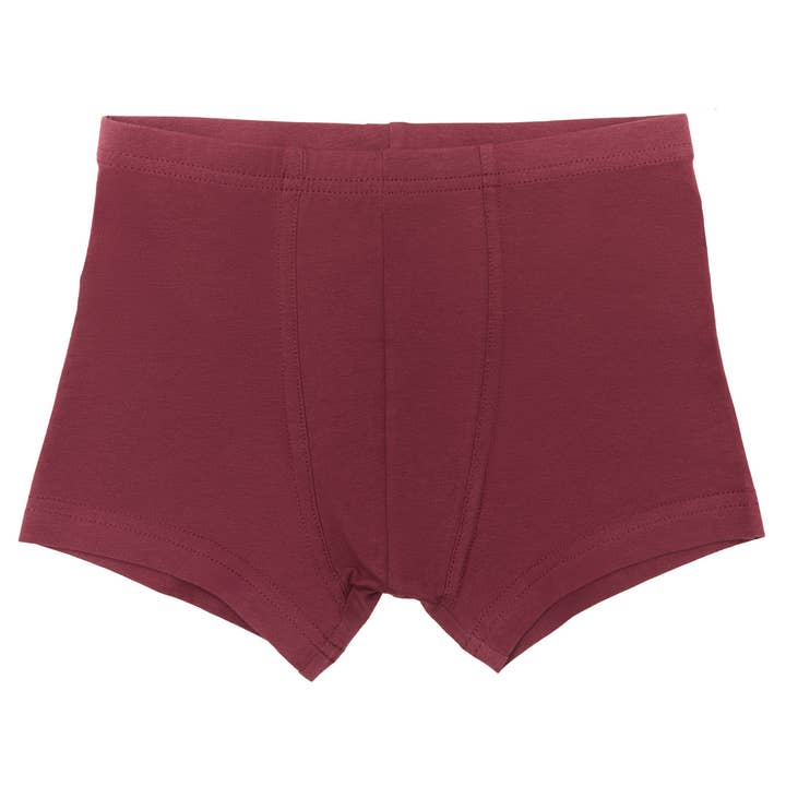 4141 BO | Jungen Retroshorts - Bordeaux for wholesale by Leela Cotton