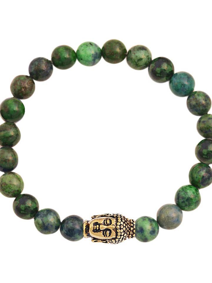 18K Jade & geschnitztes Buddha-Armband für den Großhandel von Stephen Oliver