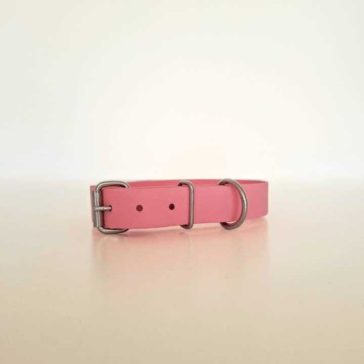 Dog Collar - Classic Biothane - Pale Pink for wholesale by Truffe & Flair