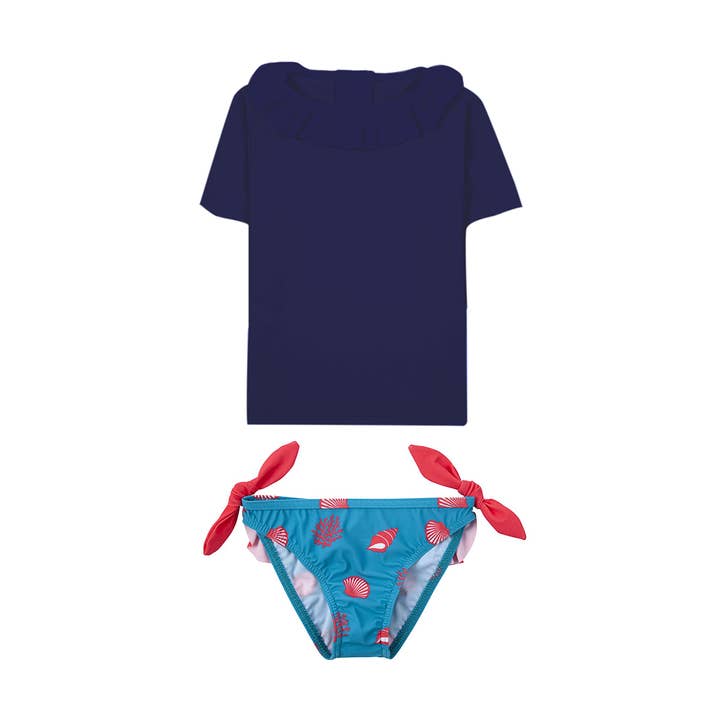 Coquillage swimsuit for wholesale by Happy Duck