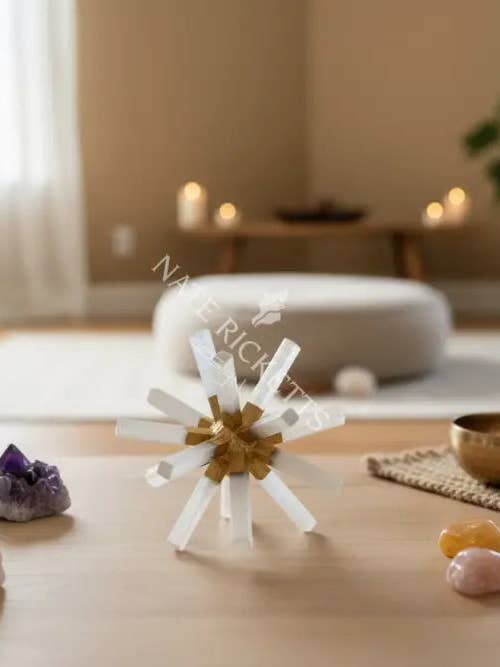Selenite Crystal Novastar for wholesale by Nate Ricketts Design