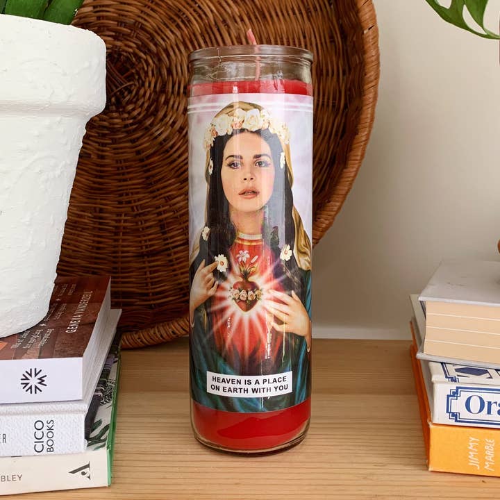 Saint Lana Del Rey Prayer Candle for wholesale by Ain't Saint