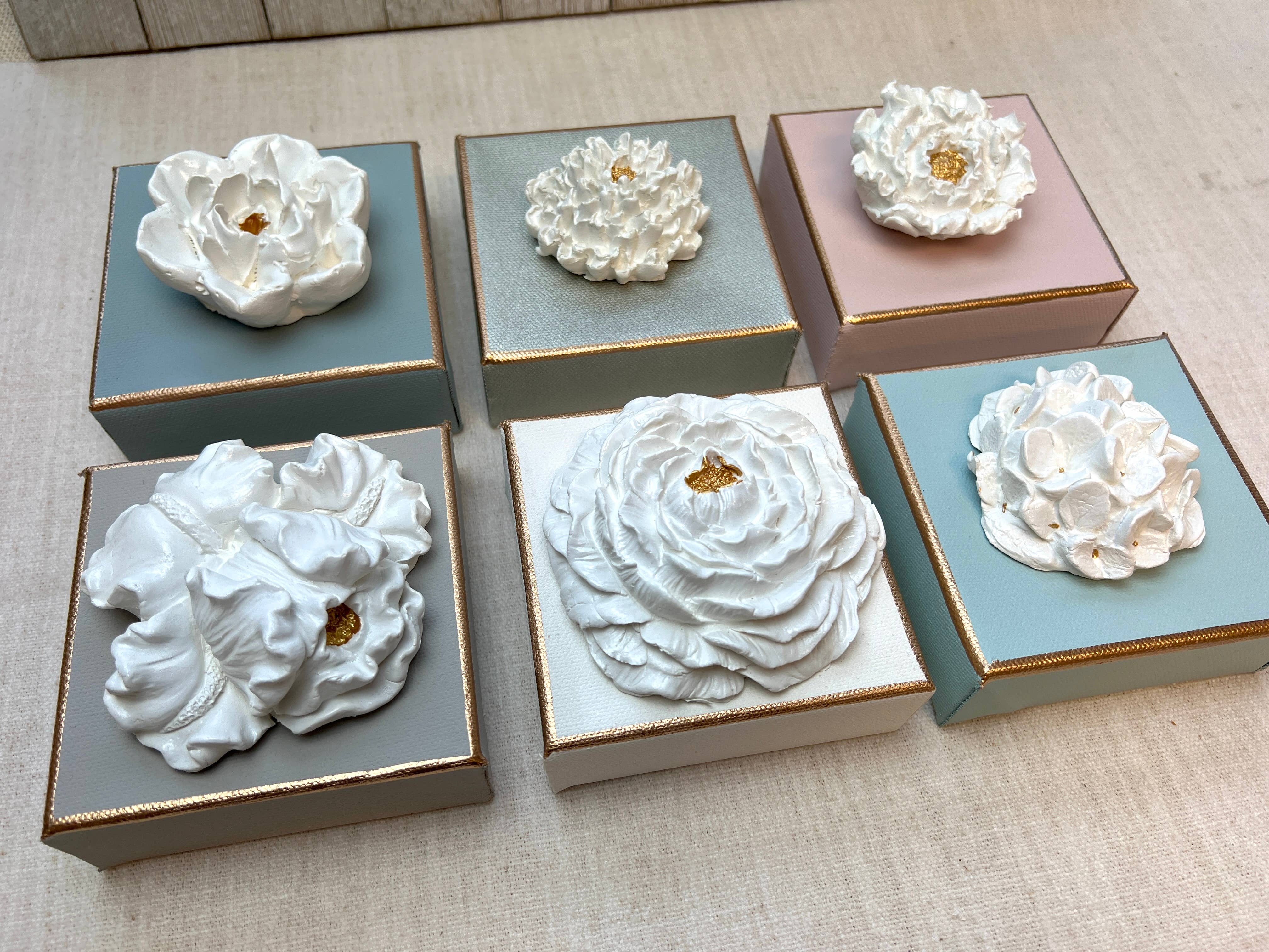 Ten Twenty Six Designs - Vente Décorations de table - Peinture florale sur toile faite à la main1