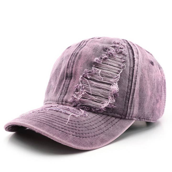 NINEXIS - Wholesale Baseball Cap - Women's - CWAH3216_PERSONALIZED RETRO SOLID COLOR WASHED BASEBALL CAP6