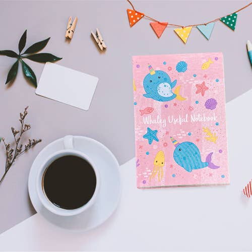 Bloc de notas cubierto Narwhal A6 para venta al por mayor de The Persnickety Co