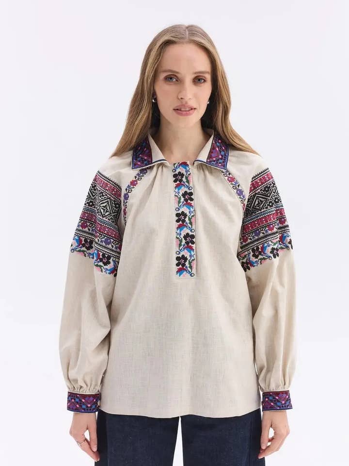 Women’s Embroidered Blouse Eco Friendly for wholesale by Handmade Originals Ukraine