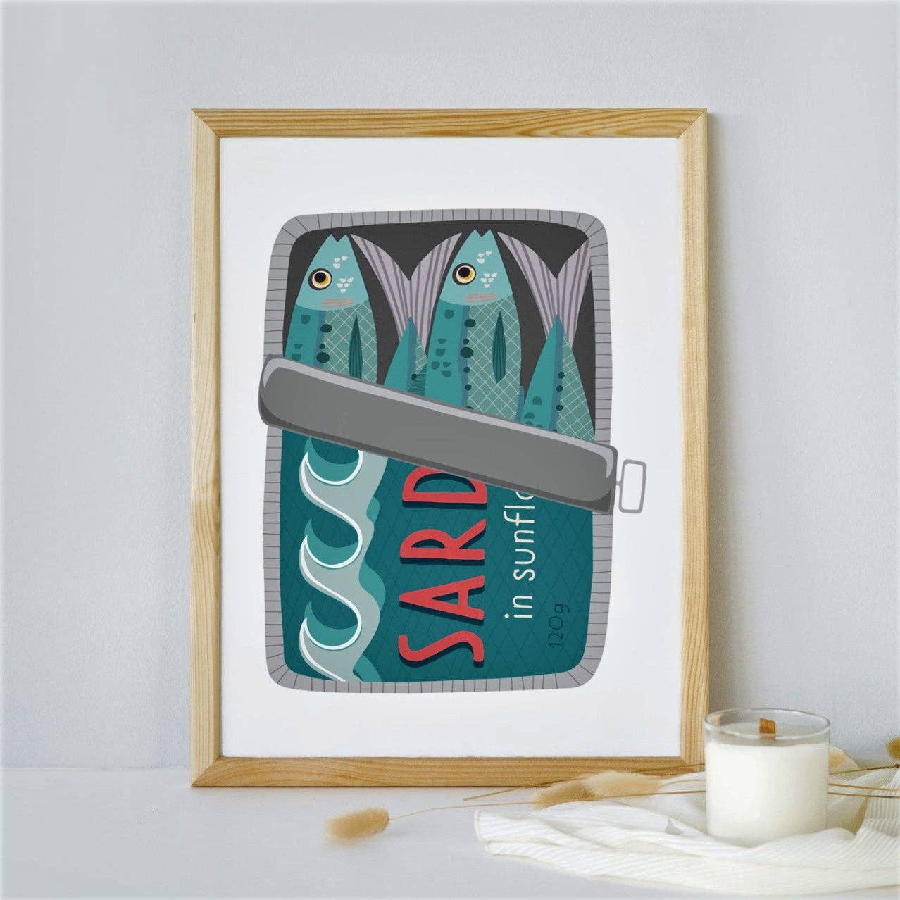 Joanne de Pace Design Studio - Wholesale Art Print - 'Sardine Tin' Art Print2