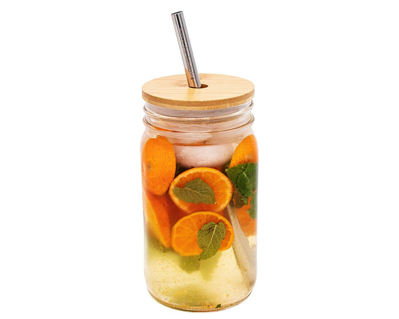Mason Jar Lifestyle - Wholesale Drink Lids - Bamboo Straw Hole Tumbler Lid for Mason Jars2