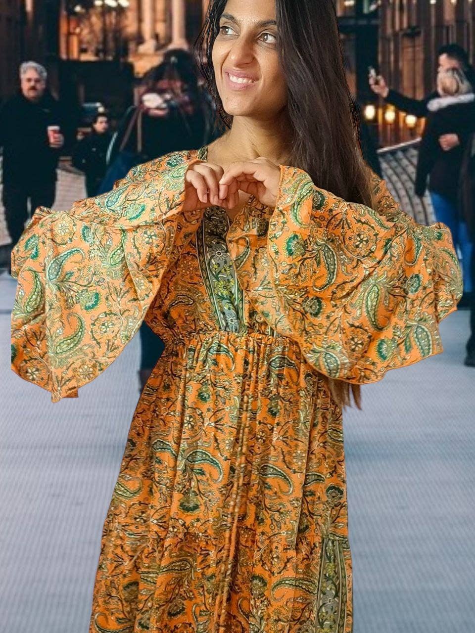 Nola by bijusol - Wholesale Dress - Women's - Silk Dress2